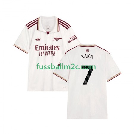 Fußballtrikots Arsenal Bukayo Saka 7 Ausweich Trikotsatz 2025-2026